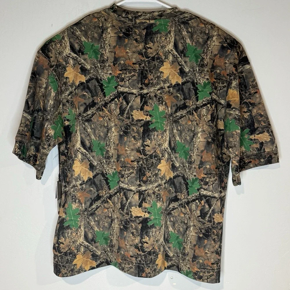 Amongst Others NYC Studio Men's Camouflage Leaves Boxy Fit SZ XLarge NWT - Picture 5 of 11